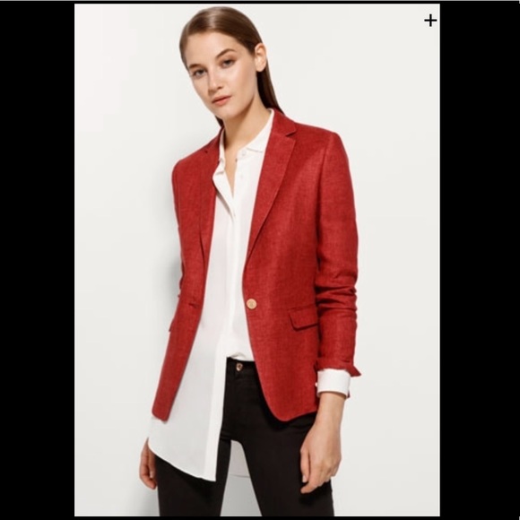 massimo dutti red jacket